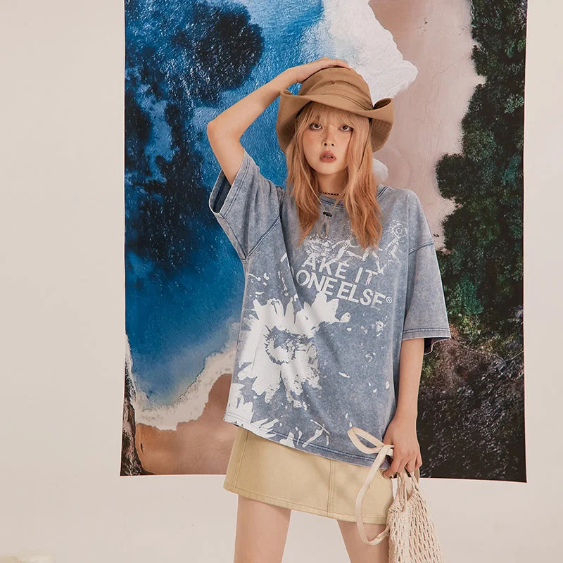 Make It Loosefit T-Shirt Feminine Women's Style 