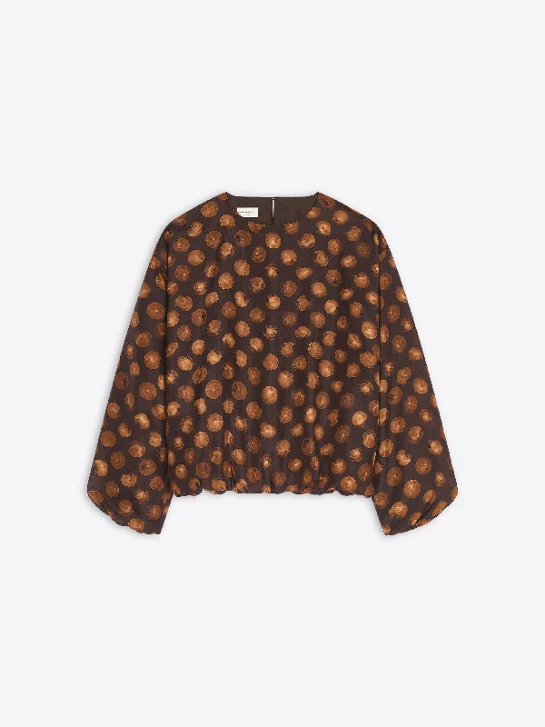 Silk cocoon top Modern Women's 