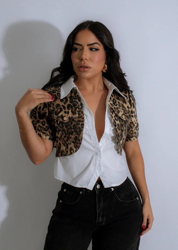 Wild Vogue Crop Top White Sustainable Organic