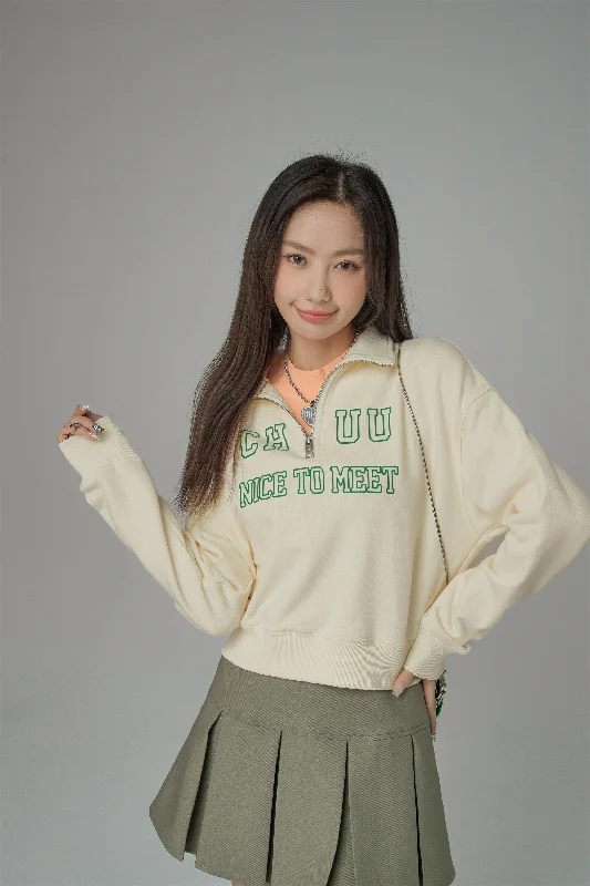 Pleasure To Meet You Sweatshirt Youthful Women's Pop