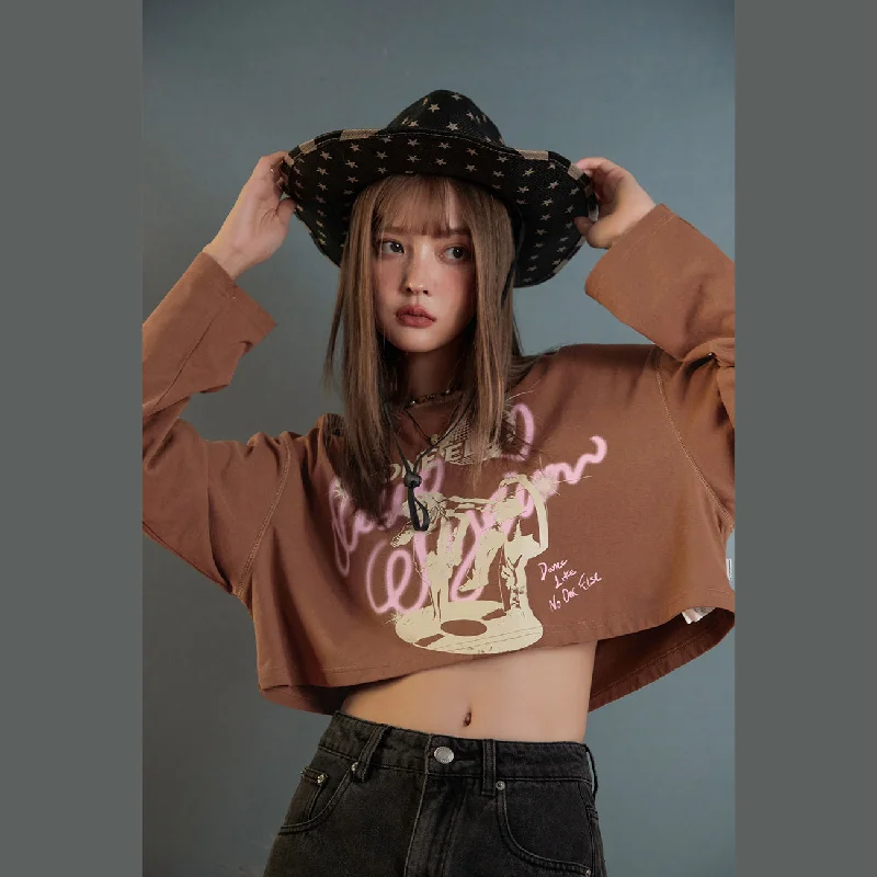 Dance Like No One Else Crop Top Traditional Women's Wool