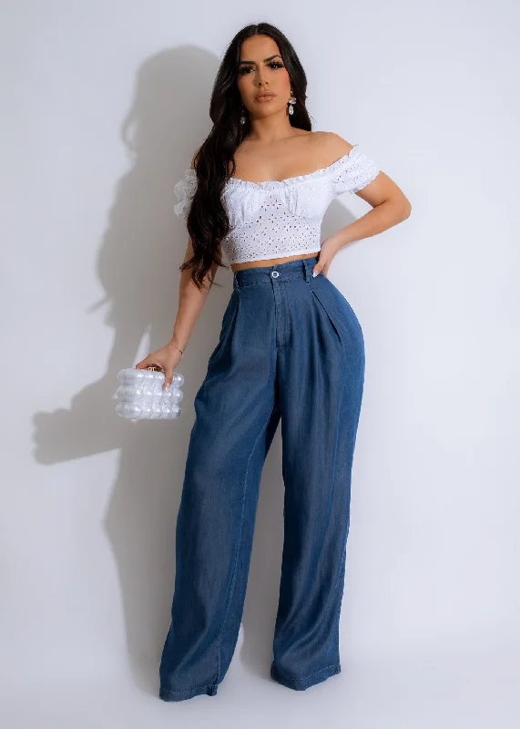 Angel Girl Lace Crop Top White British Gentlewoman Style