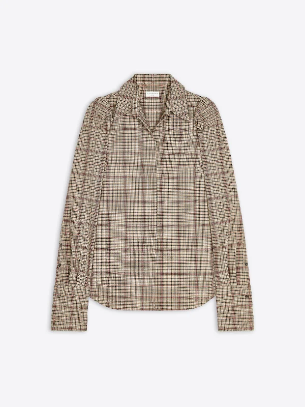Checked shirt Practical Women's Quick - dry