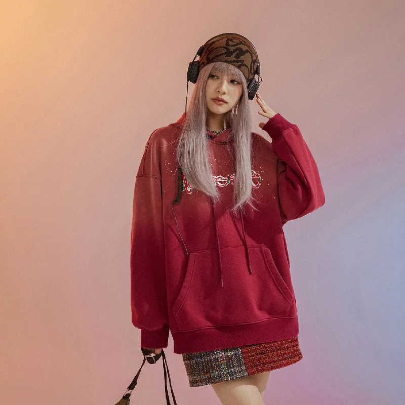 Vintage Gradient Hoodie Street