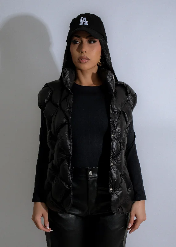 Emerald Cloud Vest Black Compression