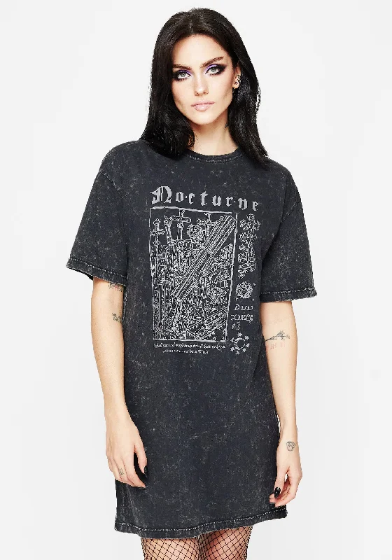 Nocturne Tee Dress Streetwear Style for 