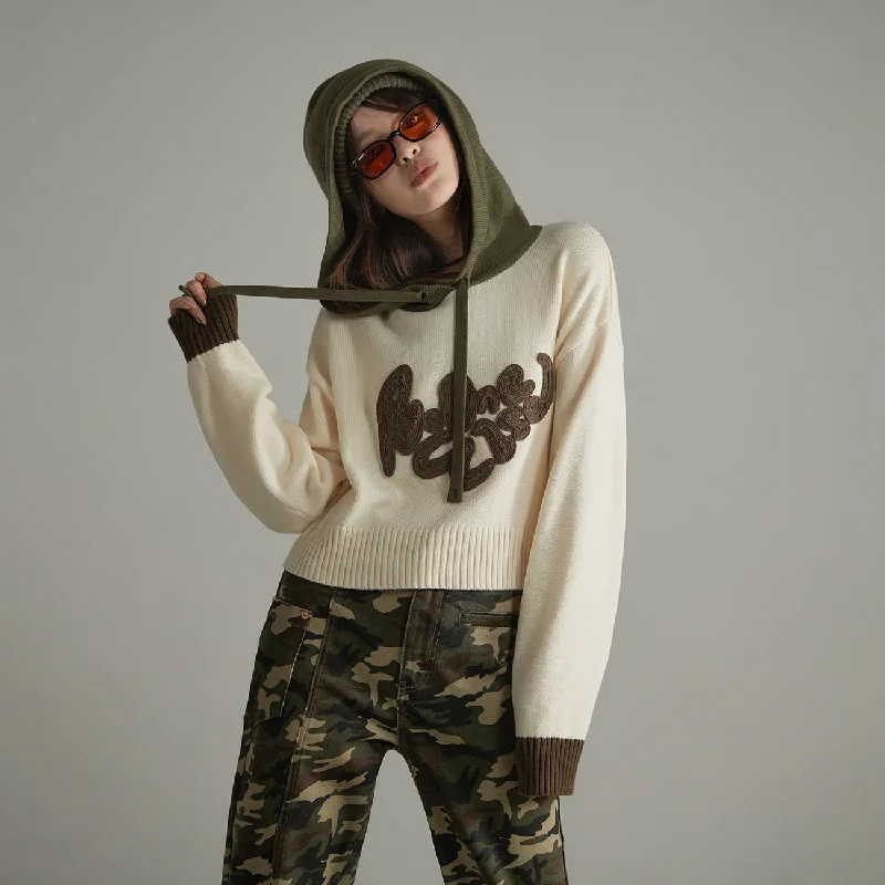 Embrace It Knit Hoodie Youthful Women's Pop