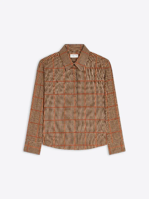 Checked shirt Cozy Women's Sherpa - lined