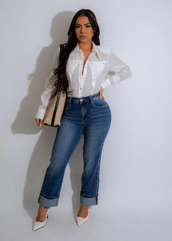 No Explanation Linen Shirt Top White British Gentlewoman Style