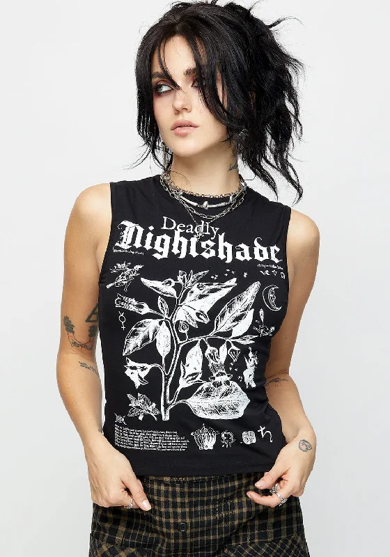 Nightshade Sleeveless Tee Sporty Women's Athleisure 