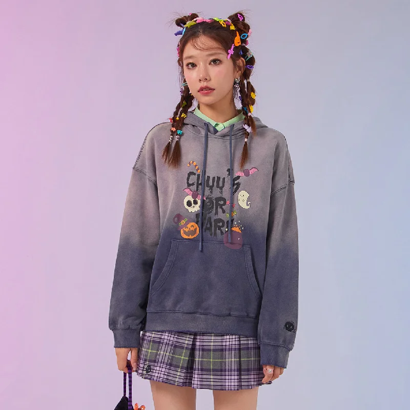 Halloween Character Color Hoodie Vintage Women's 1970S 