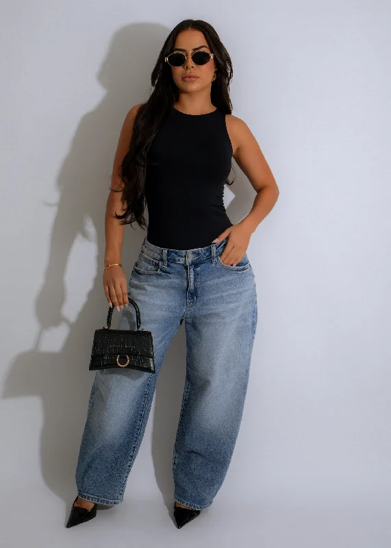 Midnight Essential Bodysuit Black Gym