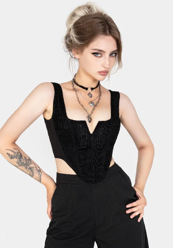 Immortal Split Front Corset Cozy Women's Winter