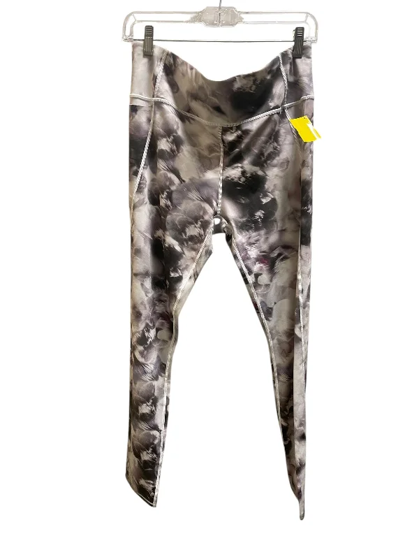 Athletic Leggings By Athleta In Grey, Size: L Dapper Women's 1920S