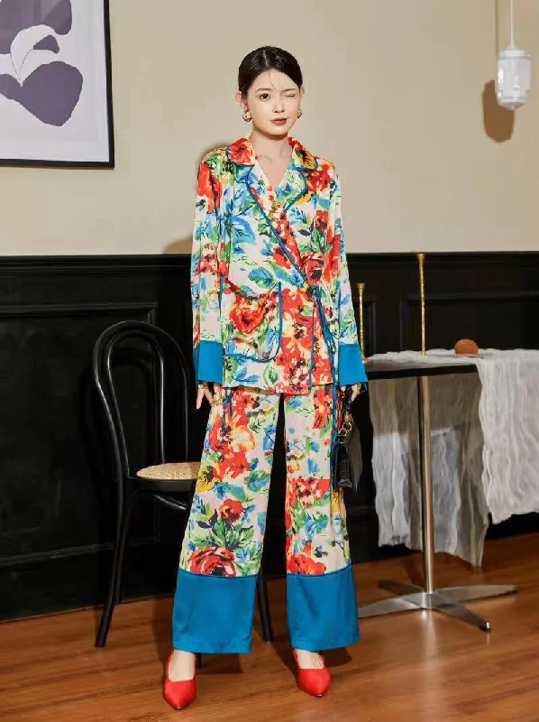 Daleyza Abstract Coord Set Bold Women's Statement