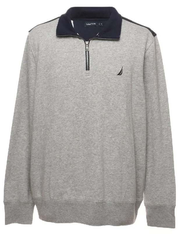 Nautica Plain Sweatshirt - XL Sophisticated Women's 