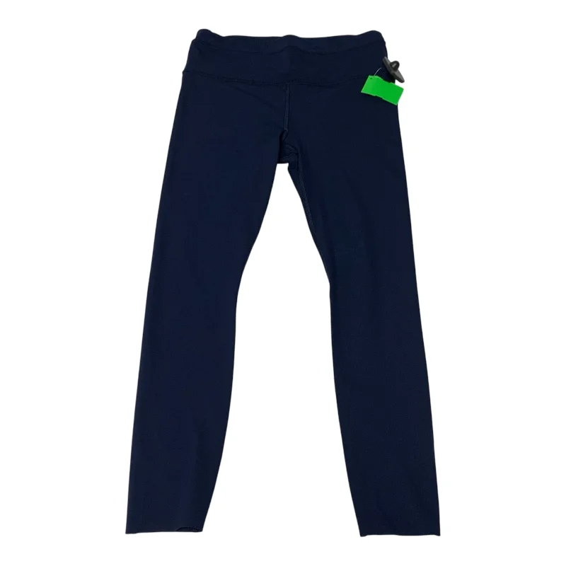 Athletic Leggings By Athleta In Navy, Size: S Compression