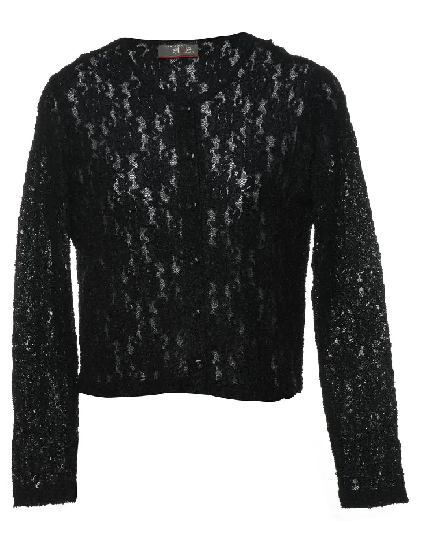 Floral Lace Blouse - M Dapper Women's 1920S