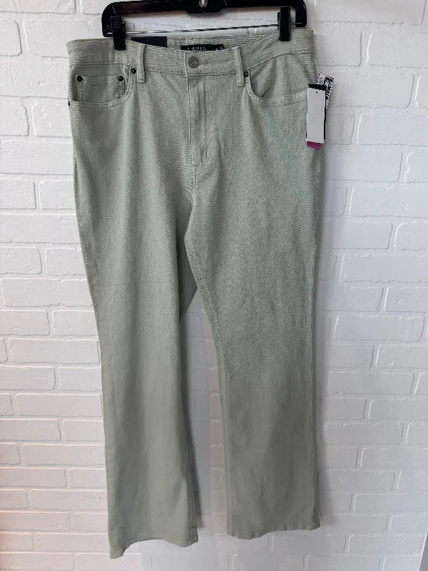 Jeans Boot Cut By Lauren By Ralph Lauren In Green, Size: 14 Refined Women's Classic 