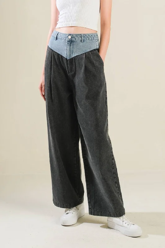 TAKE ME BACK TO DENIM PANTS Minimalist Women's Casual