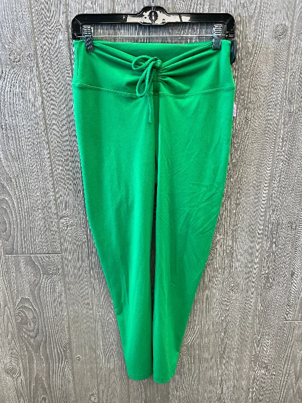 Athletic Leggings By Pink In Green, Size: L Feminine Women's Style 