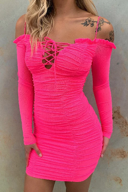Malone Dress - Hot Pink Contemporary 