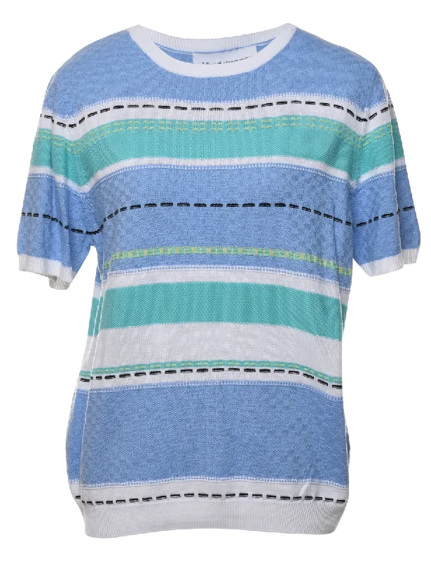 Alfred Dunner Striped Jumper - M Earthy Women's 