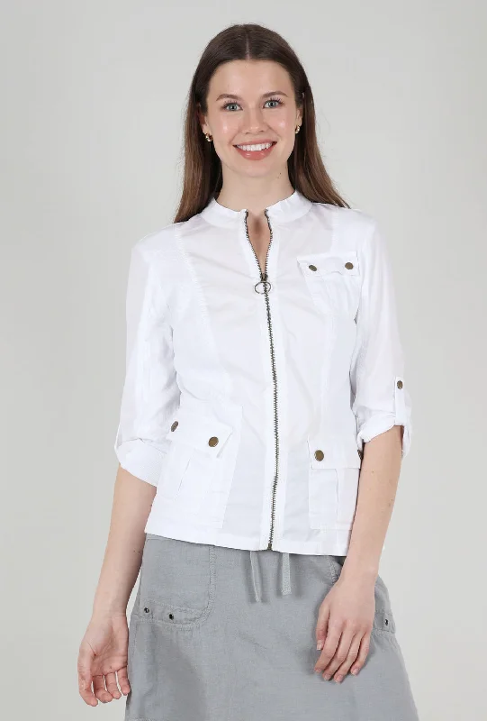 Roque Jacket, White Scandinavian