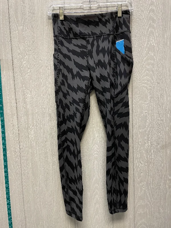 Athletic Leggings By Lululemon In Black & Grey, Size: S Refined Women's Hand - crafted