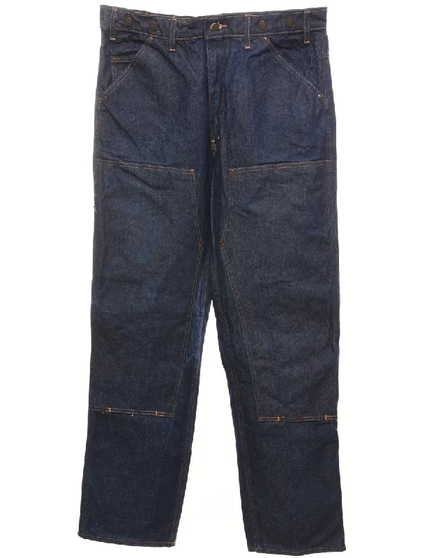 Dark Wash Straight-Fit 1990s Jeans - W38 L34 Women