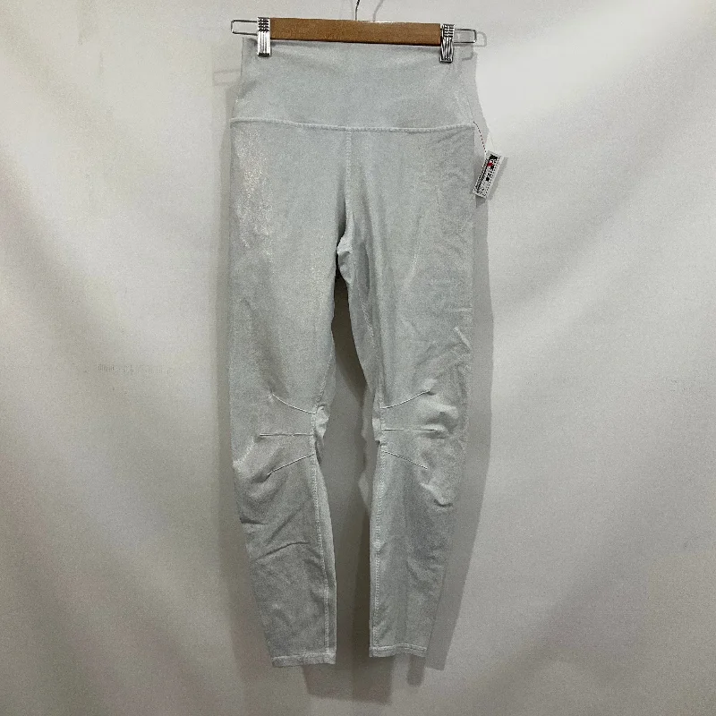 Athletic Leggings By Alo In Silver, Size: S Luxurious Women's High -  end