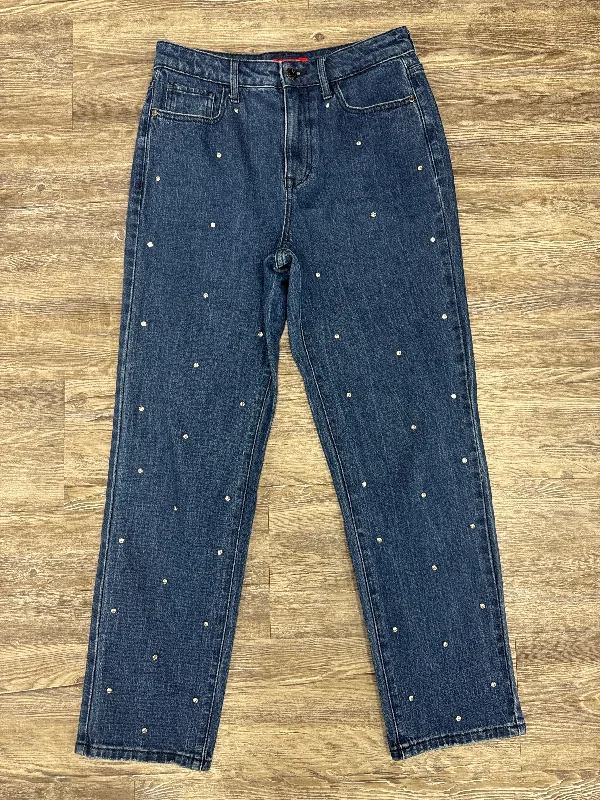 Jeans Straight By Guess In Blue Denim, Size: 4 Earthy Women's Hemp - based