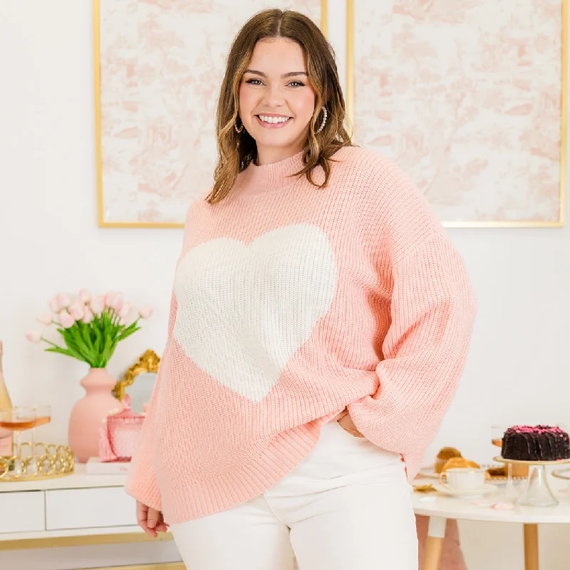 Love And Lust Sweater, Pink Bohemian Women's Free