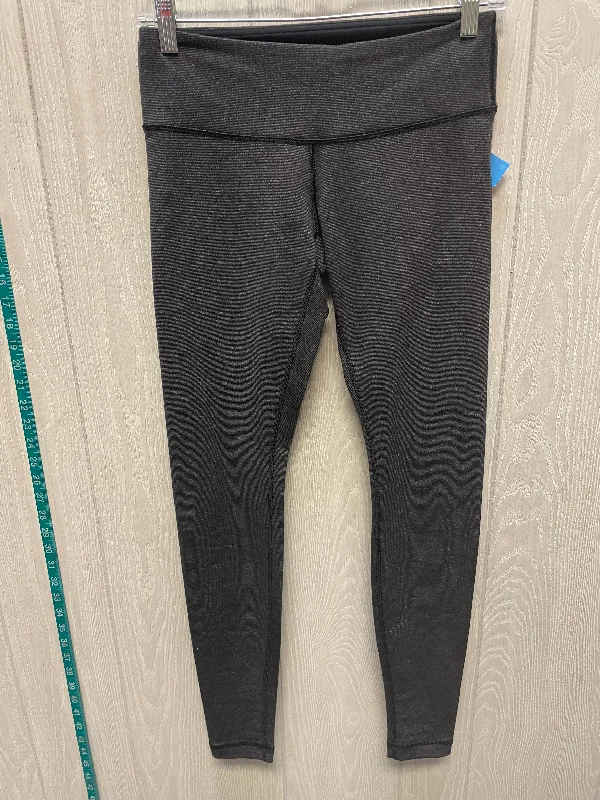 Athletic Leggings By Lululemon In Grey, Size: S Sporty Women's Athleisure 