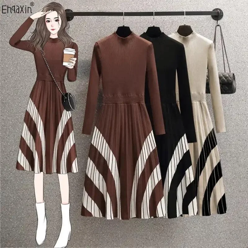 Shantel A-Line Woolen Dress Disco