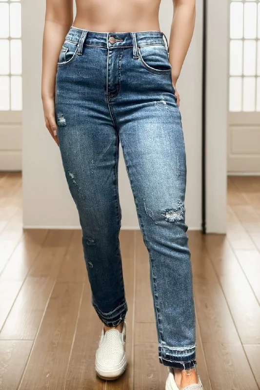 Risen High Rise Release Hem Crops Bohemian Women's Free