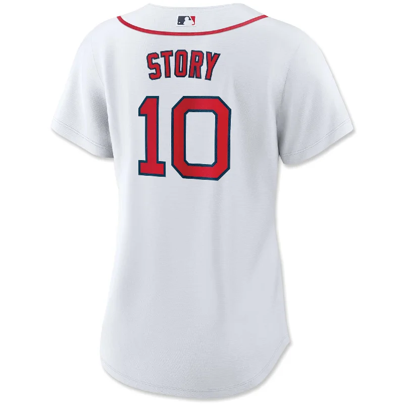 Ladies Nike Replica Home Jersey - White - Story #10 Athletic Women's 