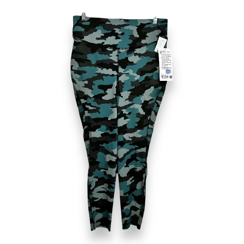 Base Pace HR Tight 25" Athletic Leggings By Lululemon In Camouflage Print, Size: 12 Geometric