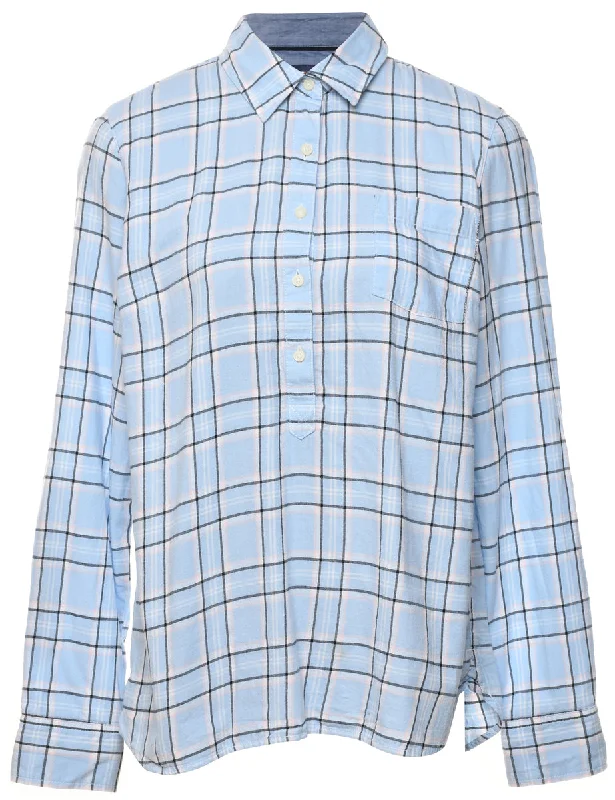 Tommy Hilfiger Tunic Checked Shirt - M Modern Women's Tech