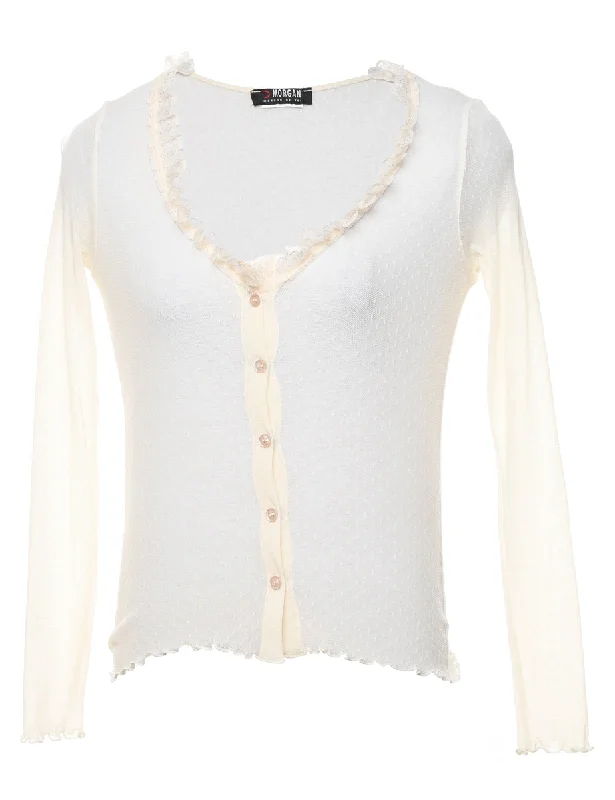 Pale Yellow Blouse - XS Australian Beach