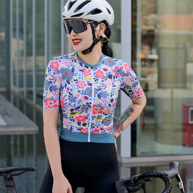Sweet SS Floral Grey Women Jersey Earthy Women's Hemp - based
