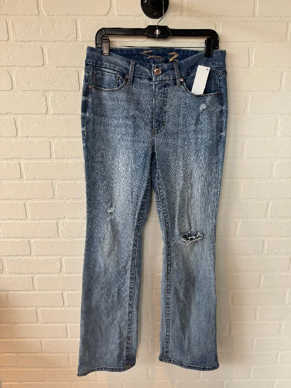 Jeans Boot Cut By Seven 7 In Blue Denim, Size: 10 purpose