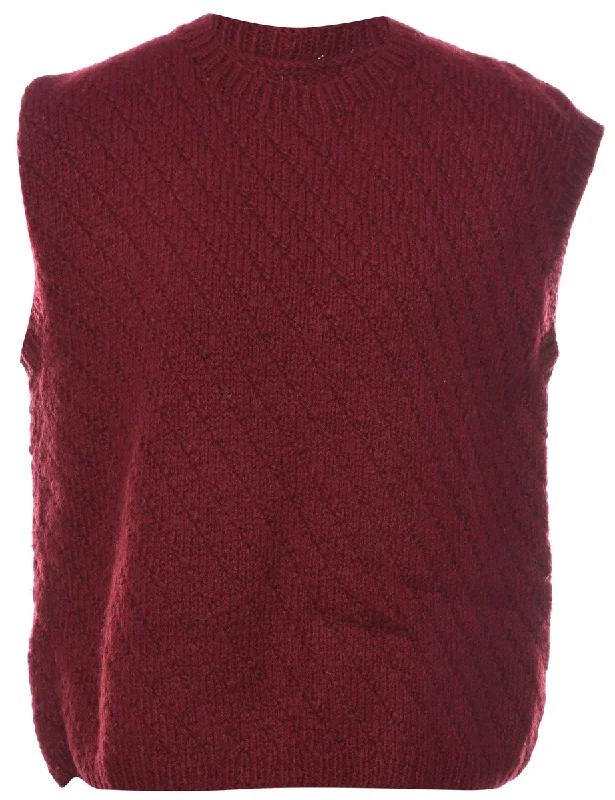 Maroon Vest - L garde