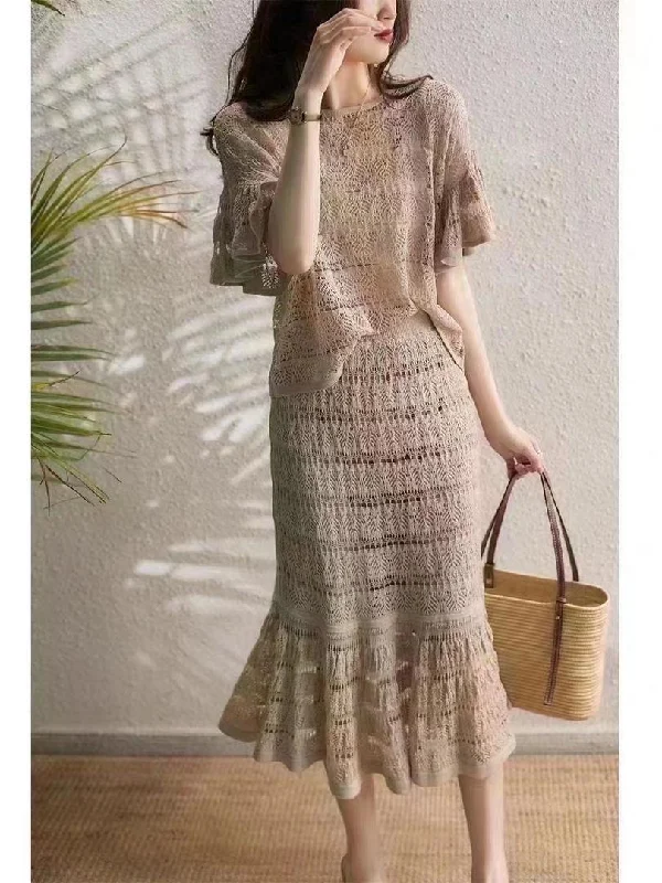 Winona Crochet Coord Set Sustainable Organic