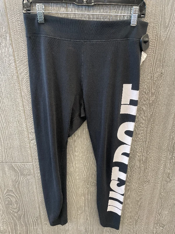 Athletic Leggings By Nike Apparel In Black, Size: L Feminine Women's Soft 