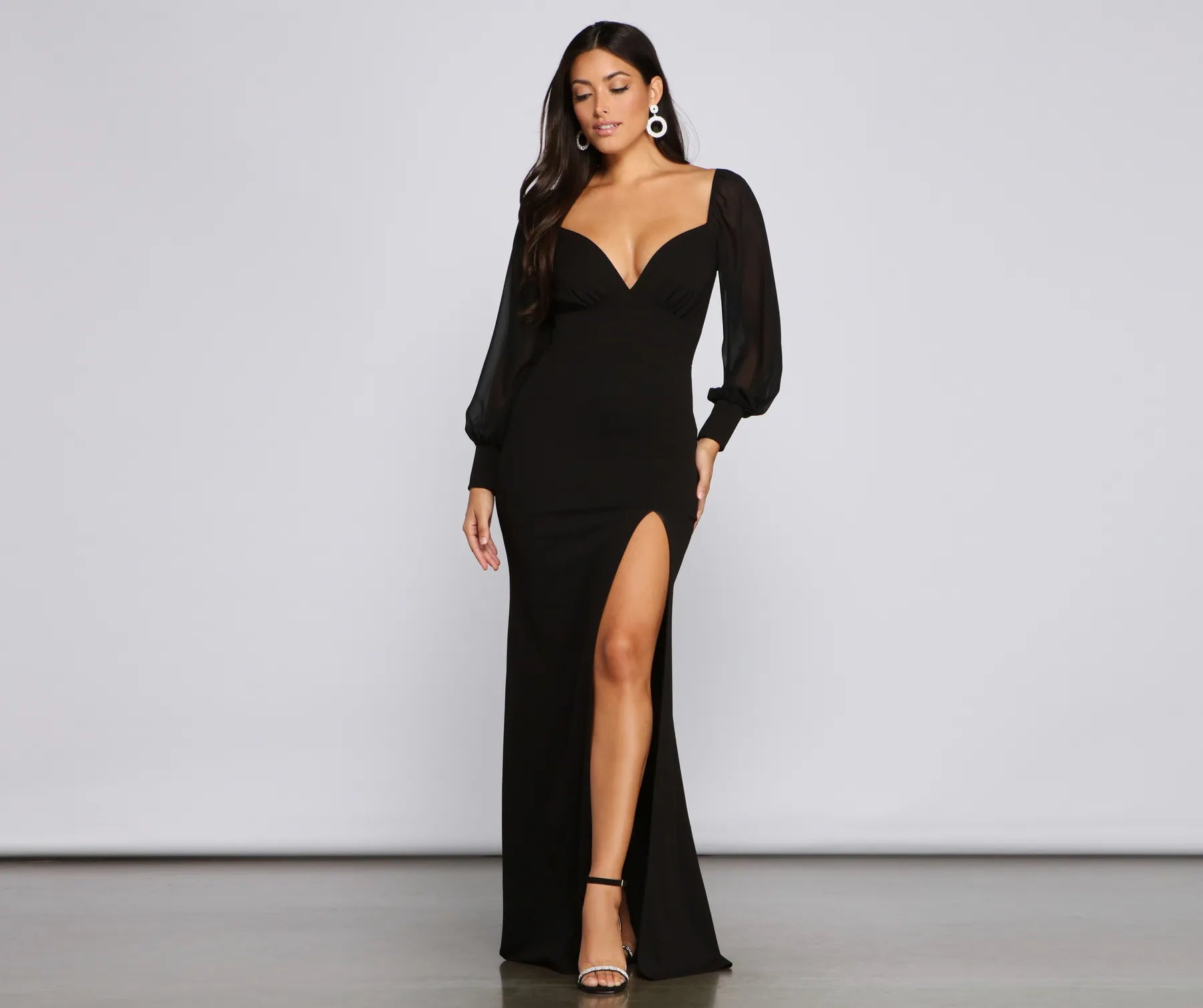 Viola Formal Chiffon A-Line Dress British Gentlewoman Style