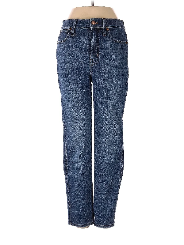 High-Rise Straight-leg Jeans in Medium Wash Vintage Women's 1970S 