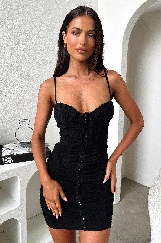Ezra Dress - Black Youthful Women's Pop