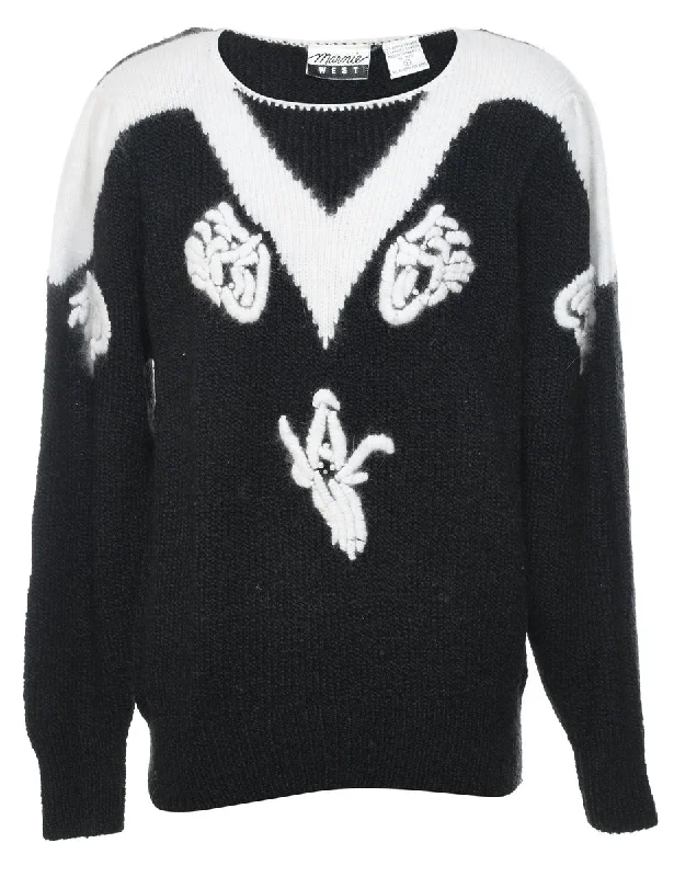 Black Jumper - L Hip Women's Urban