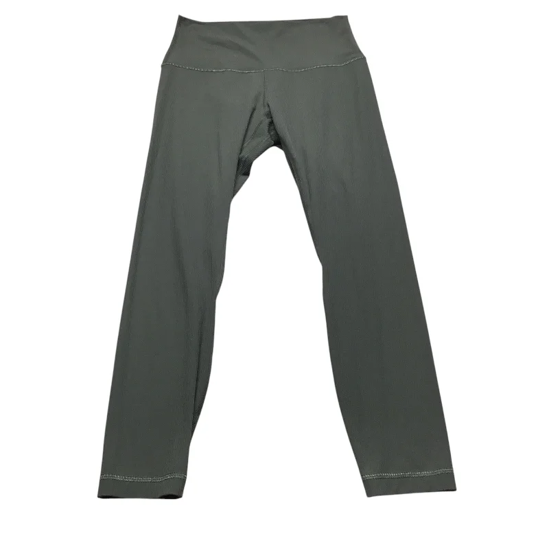 Athletic Leggings By Lululemon In Green, Size: 8 Disco